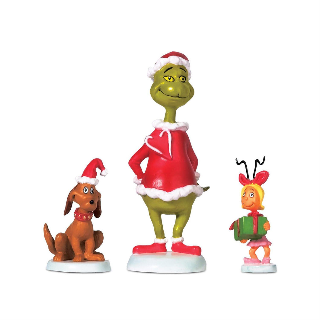 Grinch, Max and Cindy Loo Who Figures