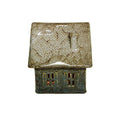 Cozy Lit Blue Ceramic House