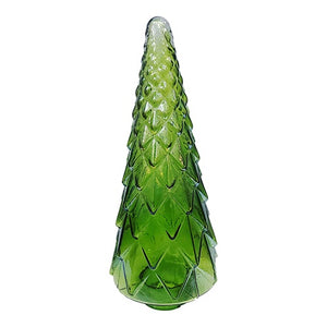 Large Green Glass Tree