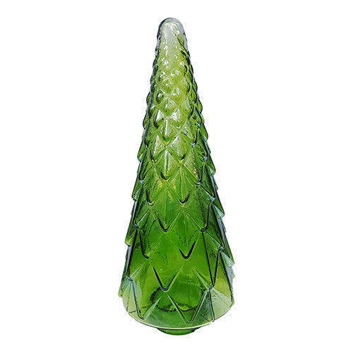 Large Green Glass Tree