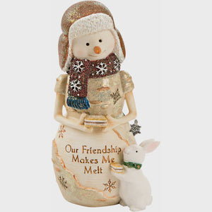 Friendship Melt Birchhearts Snowman Figure
