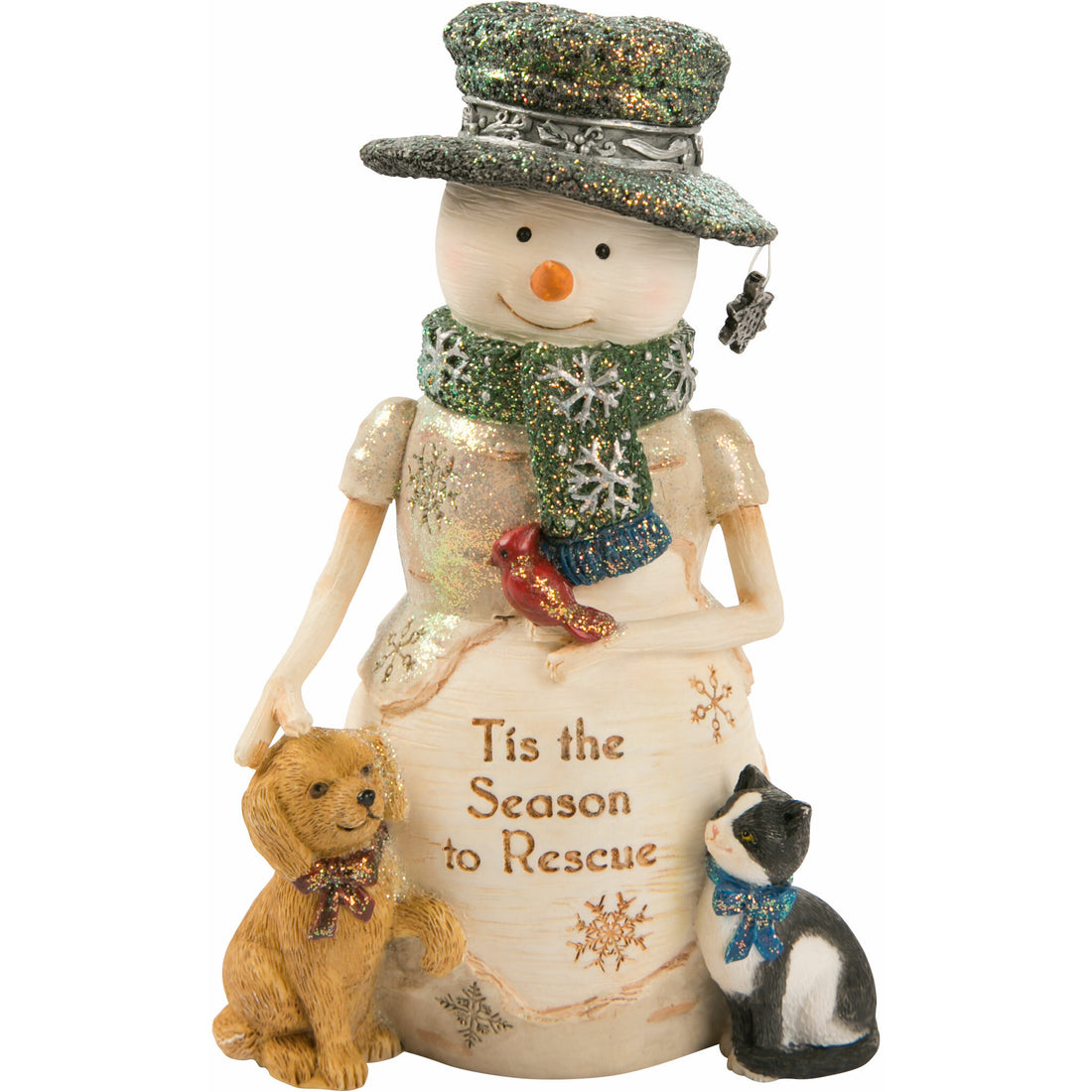 Birchhearts "Tis the Season to Rescue" Snowman Figurine