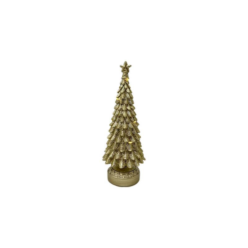 Sparkling Lit Champagne Gold Tree