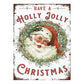 Holly Jolly Santa Sign