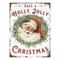Holly Jolly Santa Sign