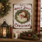 Holly Jolly Santa Sign