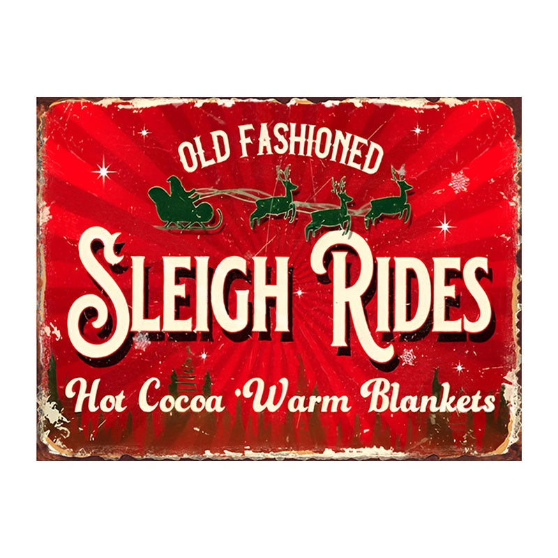 Old Fashioned Sleigh Rides Sign