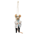 Scientific Felt Mouse Ornament