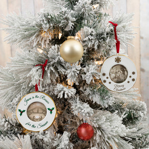 Merry Christmas Photo Frame Ornament