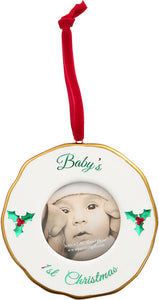 Baby's 1st Christmas Photo Frame Ornament