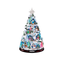 Load image into Gallery viewer, Thomas Kinkade Let It Glow Snowman Tree
