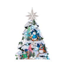 Load image into Gallery viewer, Thomas Kinkade Let It Glow Snowman Tree

