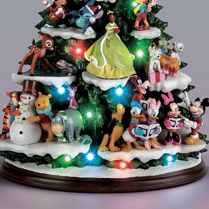 Disney Holiday Cheer Musical Tabletop Christmas Tree