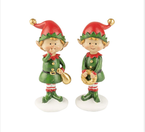 Adorable Standing Elf Figure