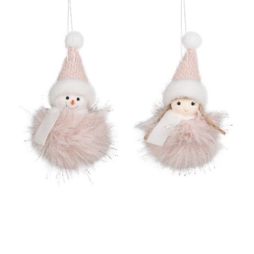 Pink Christmas Sweetheart Ornament