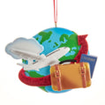 Around the World Travel Ornament