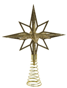 Gold Morovian Star Tree Topper