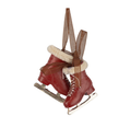 Vintage Red Skates Ornament