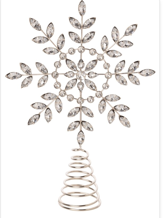 Sparkling Clear Jewel Tree Topper