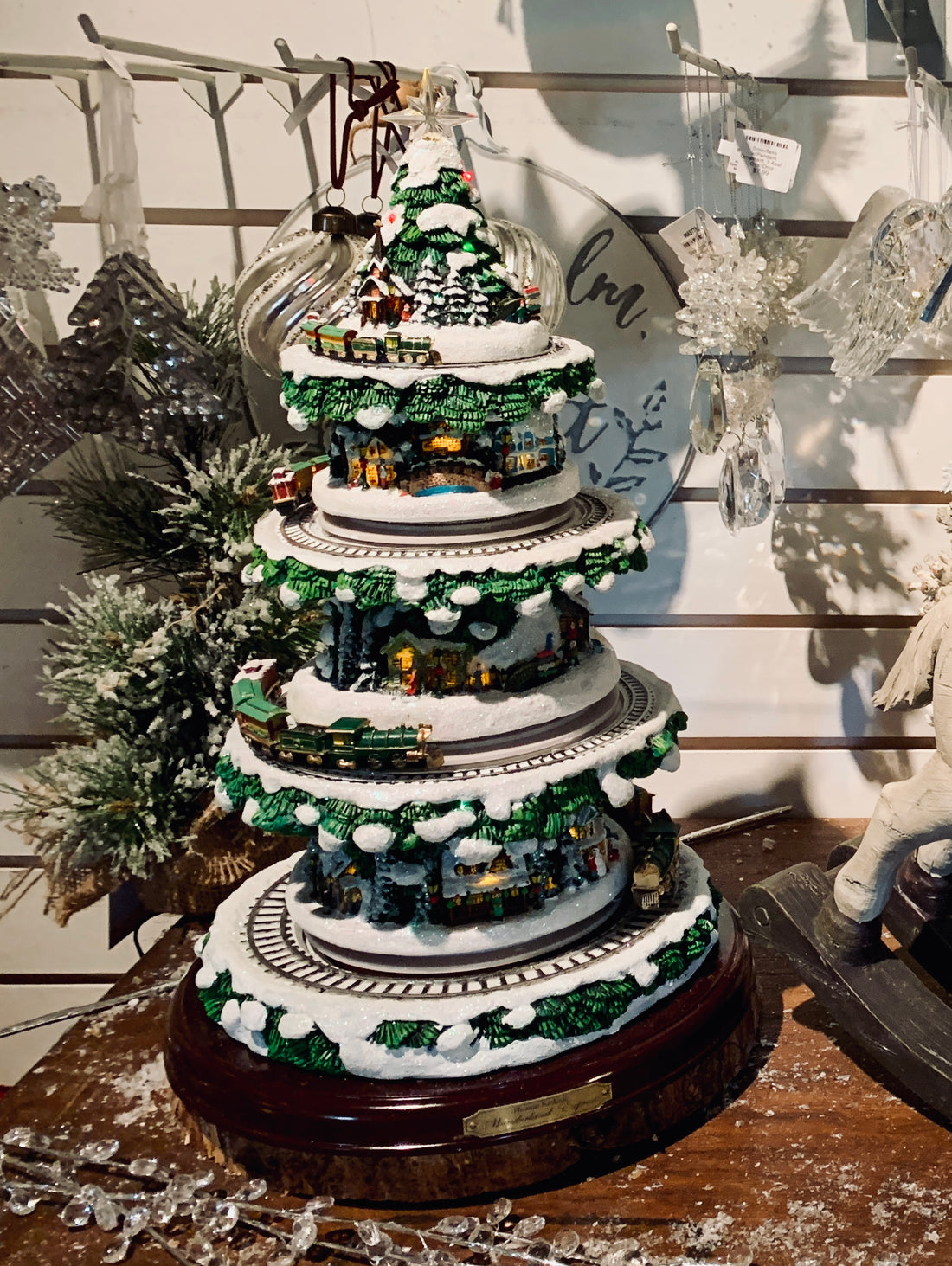 Thomas Kinkade Wonderland Express Train Tree