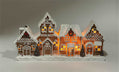 Glowing Gingerbread Village