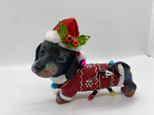 Load image into Gallery viewer, Large Dog In Festive Hat Ornament
