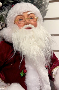 Exquisite Musical Winter Blessings Santa