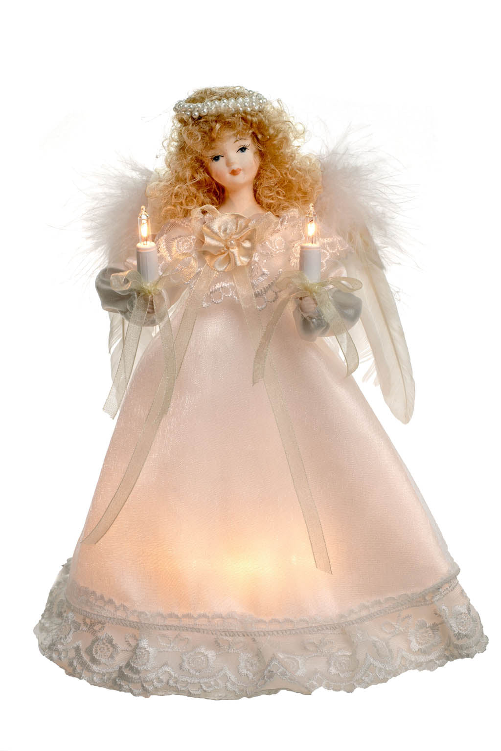 White Angel Tree Topper – 10"