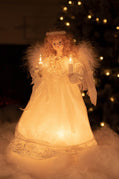 White Angel Tree Topper – 10"