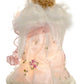 Light-Up Pink Angel Tree Topper 10"