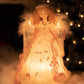 Light-Up Pink Angel Tree Topper 10"