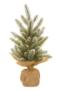 Snowy Pine Tree w Burlap Base