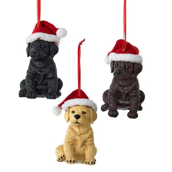 Festive Labrador Dog Ornament