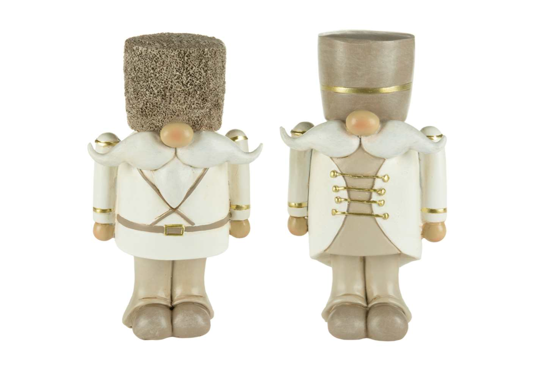 Frosted Gold Patrol Nutcracker
