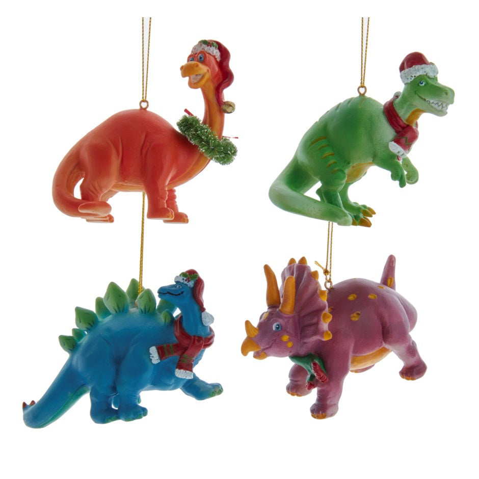 Festive Dinosaur Ornament