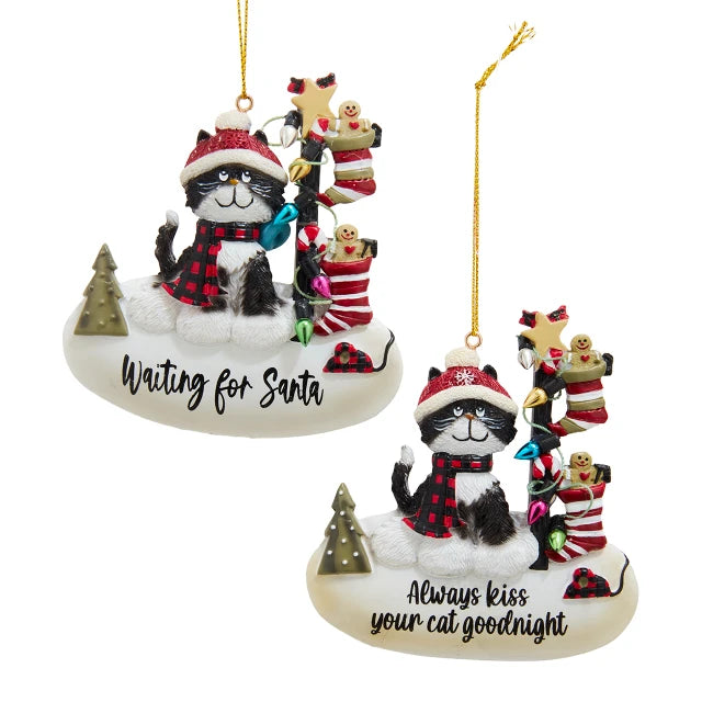 Christmas Cat Ornament