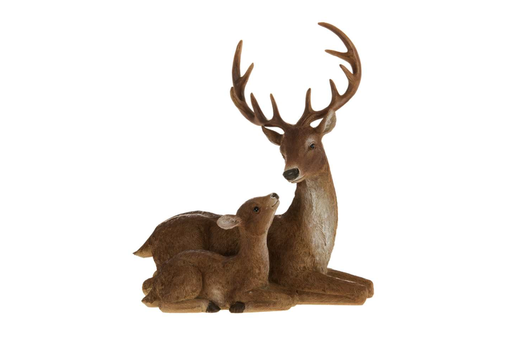 Deer & Fawn Figure