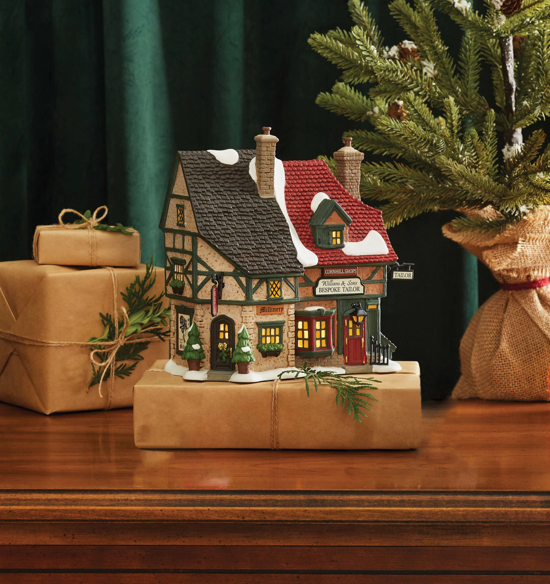 Christmas Carol Cornhill Shoppes Dickens Christmas Carol Village D56 Building