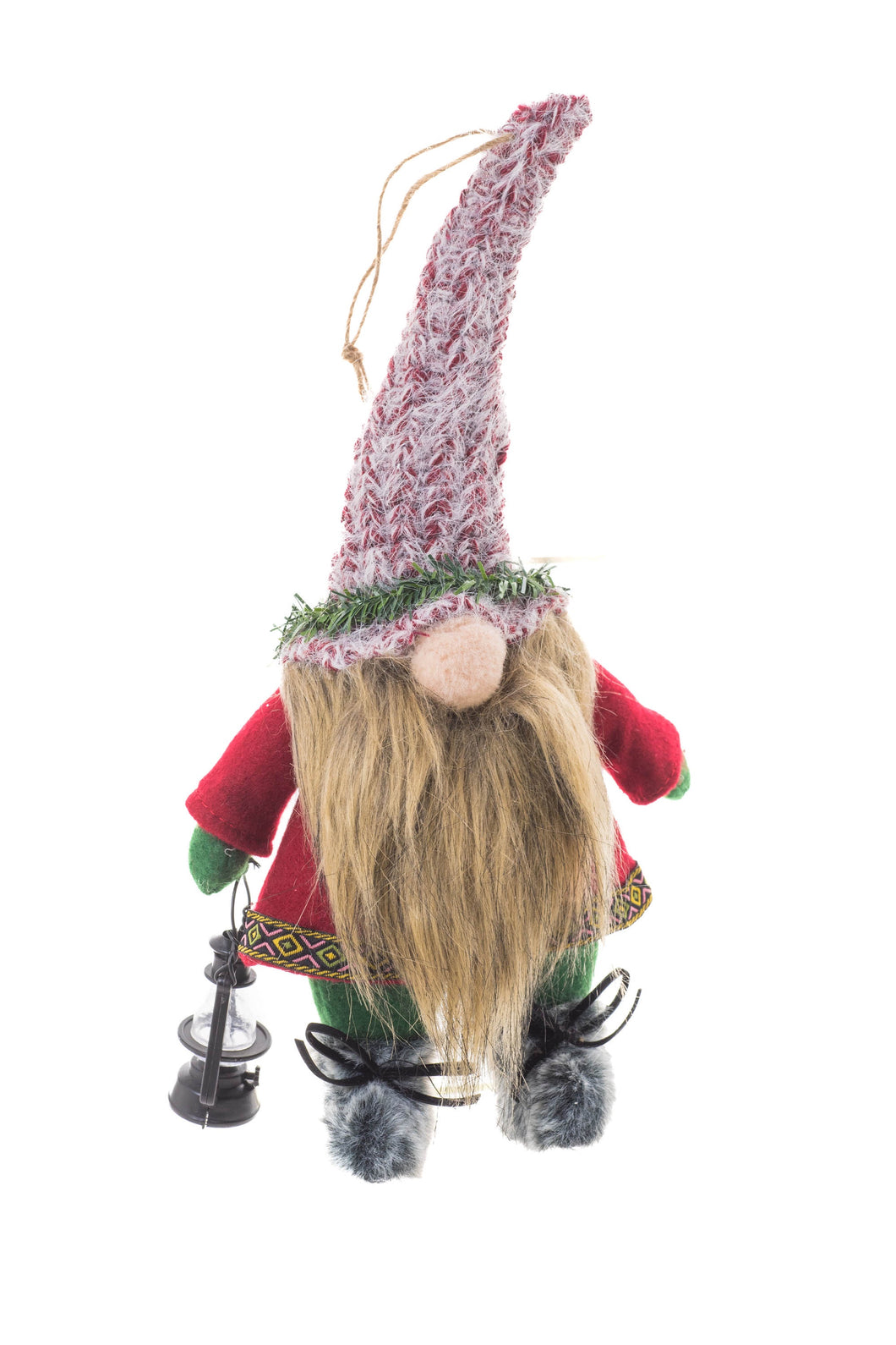 Lantern-Holding Gnome Ornament