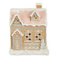 LED Sugarplum Pink Gingerbread House – 6"