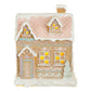 LED Sugarplum Pink Gingerbread House – 6"