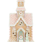 LED Sugarplum Pink Gingerbread Church