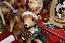 Load image into Gallery viewer, Spotted Fawn w Santa Hat
