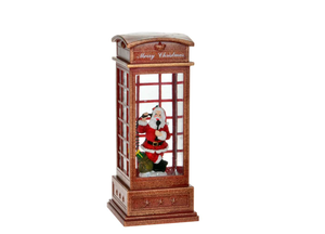 Santa's Snowy Callbox Snowglobe