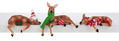 Holiday Sweater Weather Deer Shelfsitters