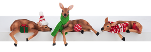 Holiday Sweater Weather Deer Shelfsitters