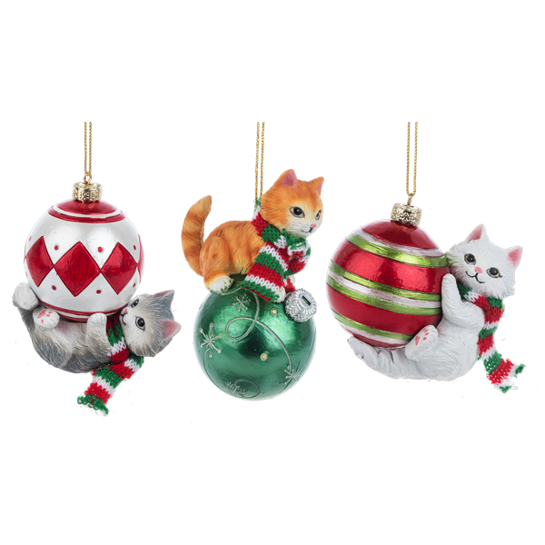 Meowy Christmas Ornament