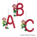 Elf Monogram Ornament