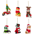 Christmas Outfit Cat Ornament
