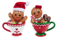 Gingerbread Teacup Figure